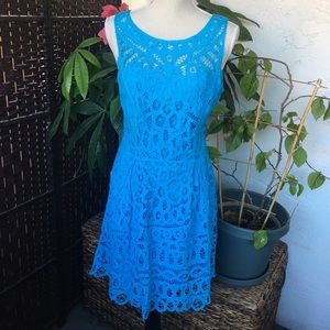 Lily Pulitzer Foley Dress Turquoise NWT Size M